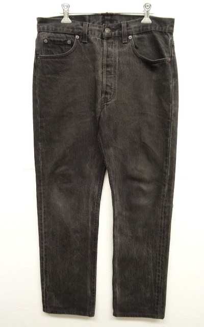 画像: 90'S LEVIS 501 デニム BLACK USA製 W32L32 (VINTAGE) 「Bottoms」 入荷しました。