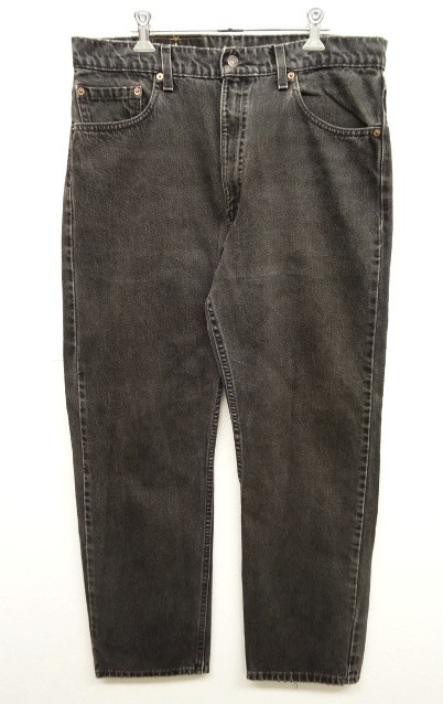 画像: 90'S LEVIS 505 デニム BLACK USA製 W36L30 (VINTAGE) 「Bottoms」 入荷しました。