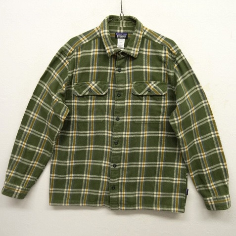 画像: PATAGONIA フランネル ボックスシャツ グリーンチェック (USED) 「L/S Shirt」 入荷しました。