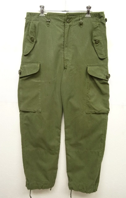 画像: 80'S カナダ軍 カーゴパンツ オリーブ (VINTAGE) 「Bottoms」 入荷しました。