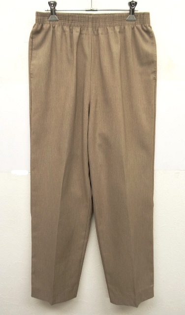 画像: ウエストゴム入り スラックス イージーパンツ BEIGE カナダ製 (USED) 「Bottoms」 入荷しました。