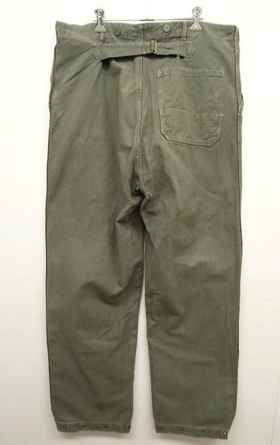 画像: 40'S スウェーデン軍 M39 針シンチバック ワークパンツ (VINTAGE) 「Bottoms」 入荷しました。