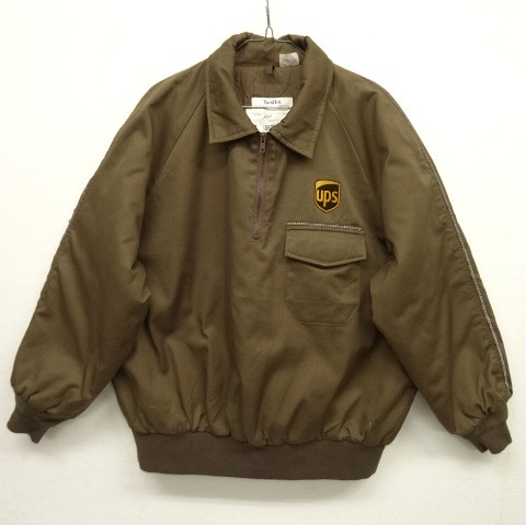 画像: UPS (UNITED PARCEL SERVICE) UNIFORM リフレクター付き 中綿入り プルオーバージャケット (USED) 「Jacket」 入荷しました。