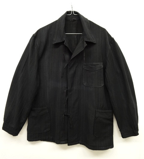 画像: ブルガリア軍 スリーピングシャツ ブラック染 ストライプ (VINTAGE) 「Jacket」 入荷しました。