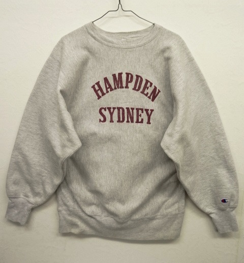 画像: 90'S CHAMPION 刺繍タグ リバースウィーブ グレー USA製 (VINTAGE) 「Sweat Shirt」 入荷しました。