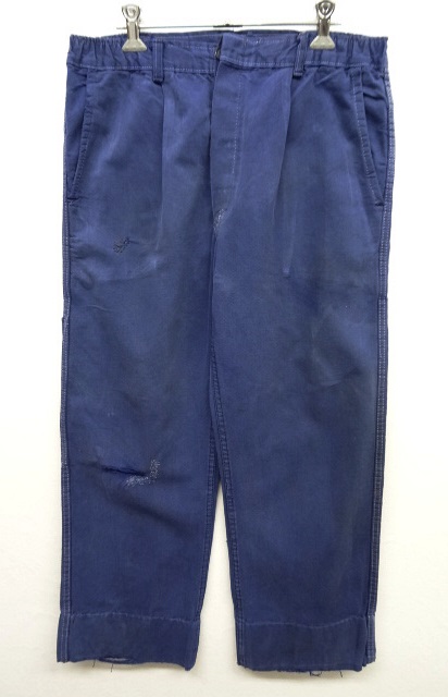 画像: ユーロヴィンテージ コットン ワークパンツ BLUE (VINTAGE) 「Bottoms」 入荷しました。