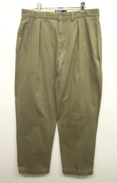 画像: 90'S RALPH LAUREN ツープリーツ チノパンツ KHAKI (VINTAGE) 「Bottoms」 入荷しました。