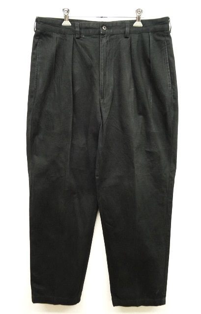 画像: 90'S RALPH LAUREN ツープリーツ チノパンツ BLACK (VINTAGE) 「Bottoms」 入荷しました。