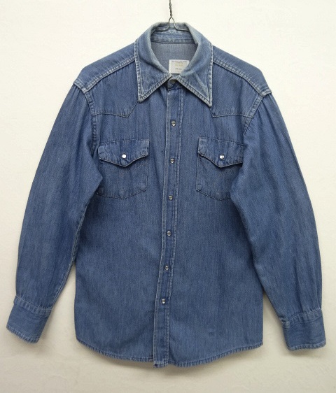 画像: 70'S BIG MAC デニム ウエスタンシャツ (VINTAGE) 「L/S Shirt」 入荷しました。