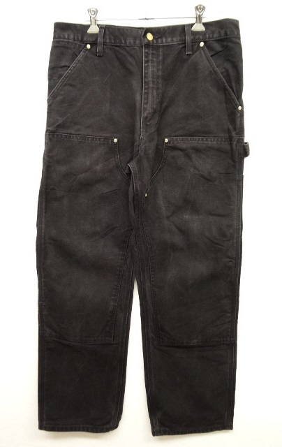 画像: 80'S CARHARTT ダブルニー ダックパンツ ブラック USA製 (VINTAGE) 「Bottoms」 入荷しました。