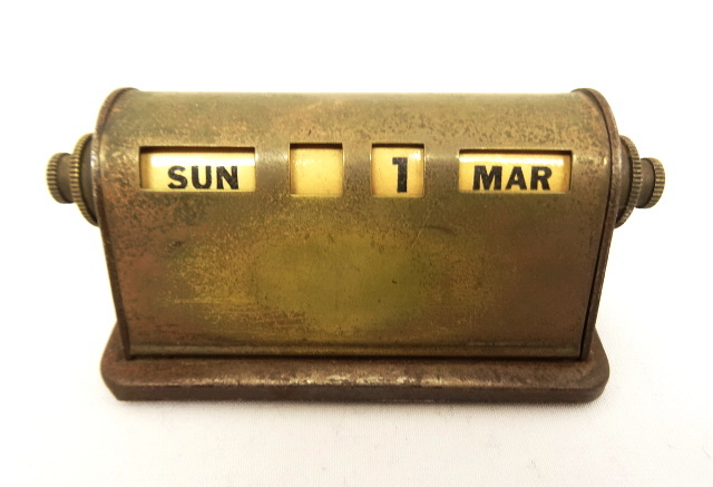 画像: PARK SHERMAN ブラス製 パーペチュアルカレンダー USA製 (ANTIQUE) 「Antique Goods」 入荷しました。