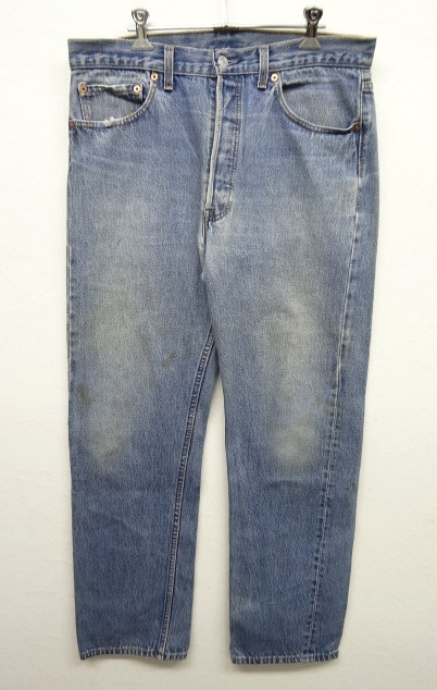 画像: 90'S LEVIS 501 デニム USA製 W34L30 (VINTAGE) 「Bottoms」 入荷しました。