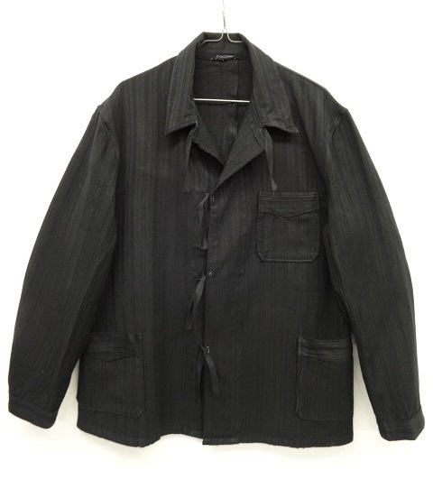 画像: ブルガリア軍 スリーピングシャツ ブラック染 ストライプ (VINTAGE) 「Jacket」 入荷しました。