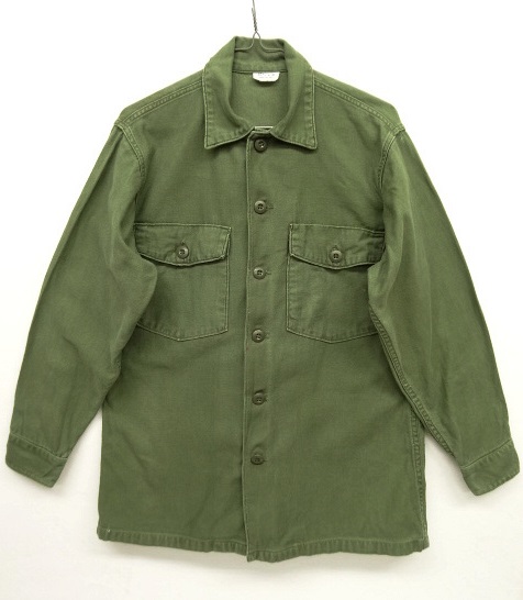 画像: 60'S アメリカ軍 US ARMY OG107 コットンサテン ユーティリティシャツ (VINTAGE) 「L/S Shirt」 入荷しました。