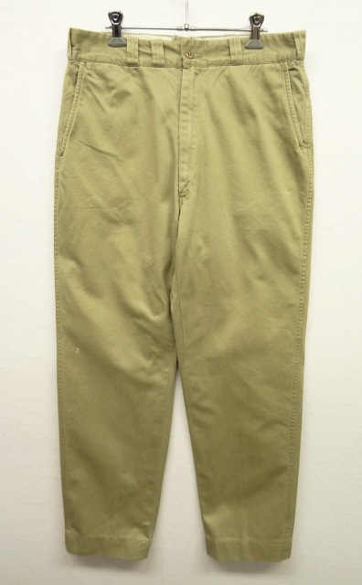 画像: 60'S FINESILVER MFG CO チノパン TALONジップ (VINTAGE) 「Bottoms」 入荷しました。