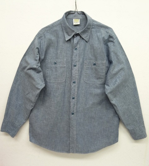 画像: 70'S ELY コットン100% シャンブレーシャツ USA製 (VINTAGE) 「L/S Shirt」 入荷しました。