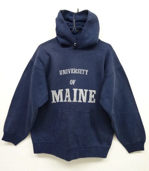 画像: UNIVERSITY OF MAINE プルオーバーパーカー NAVY (VINTAGE) 「Parka」 入荷しました。