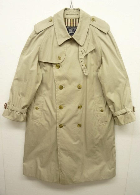 画像: 80'S BURBERRYS "COTTON 100%" トレンチコート イングランド製 (VINTAGE) 「Jacket」 入荷しました。