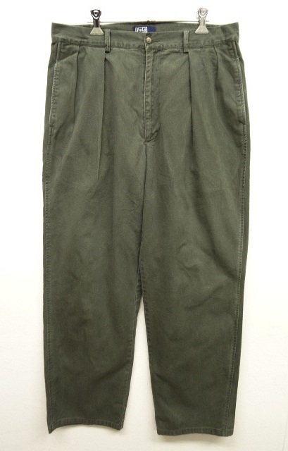 画像: 80'S RALPH LAUREN ツープリーツ チノパンツ TALONジップ USA製 (VINTAGE) 「Bottoms」 入荷しました。