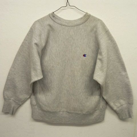 画像: 80'S CHAMPION トリコタグ リバースウィーブ 無地 グレー USA製 (VINTAGE) 「Sweat Shirt」 入荷しました。