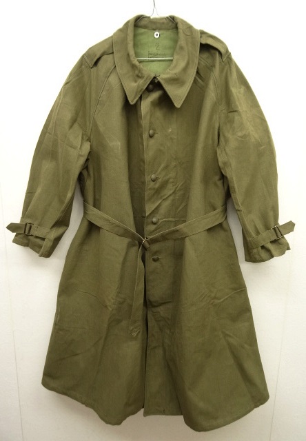 画像: 50'S フランス軍 モーターサイクルコート サイズ2 (DEADSTOCK) 「Jacket」 入荷しました。