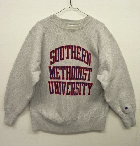 画像: 90'S CHAMPION 刺繍タグ リバースウィーブ 染み込み 三段プリント USA製 (VINTAGE) 「Sweat Shirt」 入荷しました。
