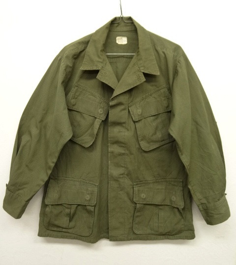画像: 60'S アメリカ軍 US ARMY "JUNGLE FATIGUE 4th" リップストップ ファティーグジャケット S-SHORT (VINTAGE) 「Jacket」 入荷しました。