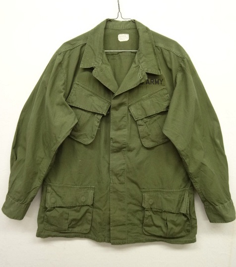 画像: 60'S アメリカ軍 US ARMY "JUNGLE FATIGUE 4th" リップストップ ファティーグジャケット S-R (VINTAGE) 「Jacket」 入荷しました。