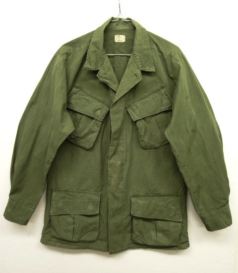 画像: 70'S アメリカ軍 US ARMY "JUNGLE FATIGUE 4th" リップストップ ファティーグジャケット M-R (VINTAGE) 「Jacket」 入荷しました。