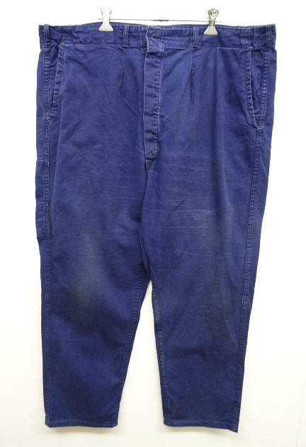 画像: ユーロヴィンテージ コットン ワークパンツ BLUE (VINTAGE) 「Bottoms」 入荷しました。