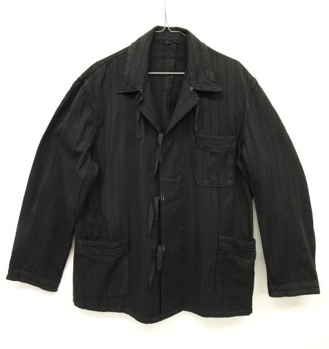 画像: ブルガリア軍 スリーピングシャツ ブラック染 ストライプ (VINTAGE) 「Jacket」 入荷しました。