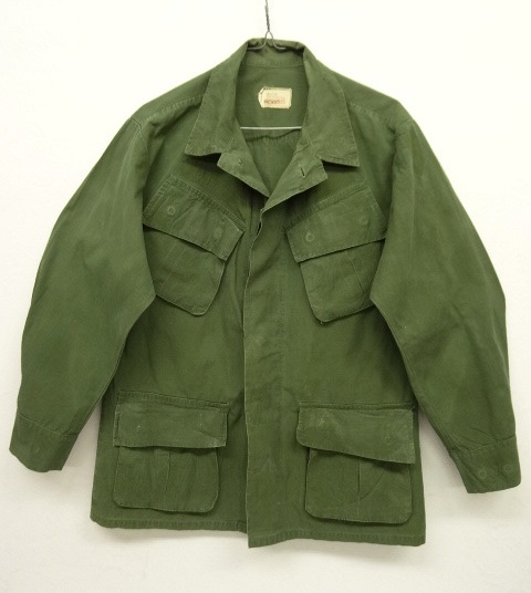画像: 70'S アメリカ軍 US ARMY "JUNGLE FATIGUE 4th" リップストップ ファティーグジャケット S-SHORT (VINTAGE) 「Jacket」 入荷しました。