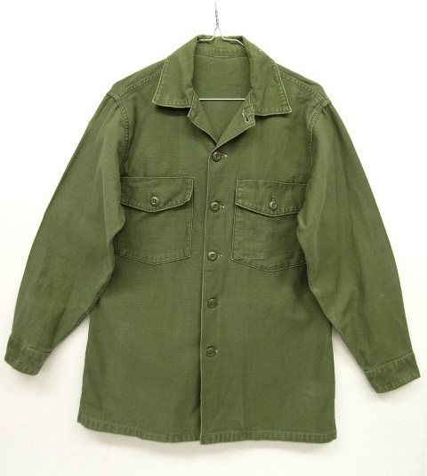 画像: 60'S アメリカ軍 US ARMY OG107 コットンサテン ユーティリティシャツ (VINTAGE) 「L/S Shirt」 入荷しました。