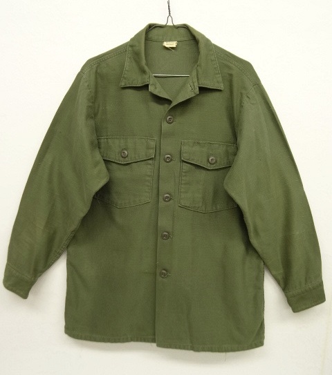 画像: 70'S アメリカ軍 US ARMY OG107 コットンサテン ユーティリティシャツ (VINTAGE) 「L/S Shirt」 入荷しました。