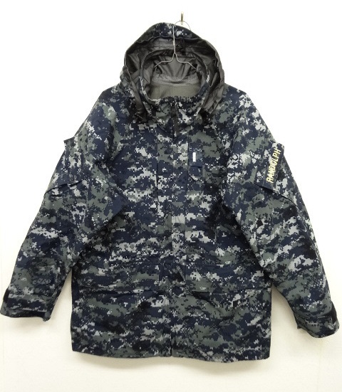 画像: 08'S アメリカ軍 US NAVY ゴアテックスパーカー デジタルカモ (USED) 「Jacket」 入荷しました。
