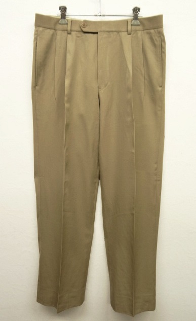 画像: BROOKS BROTHERS ツープリーツ トラウザーズ カナダ製 (USED) 「Bottoms」 入荷しました。
