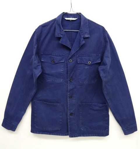画像: ユーロワーク テーラードジャケット カバーオール ブルー (VINTAGE) 「Jacket」 入荷しました。