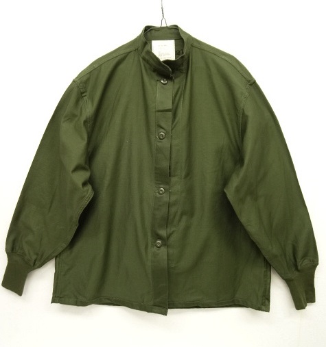 画像: 70'S アメリカ軍 US ARMY LINER SHIRT OG107 袖リブ付き スタンドカラーシャツ (DEADSTOCK) 「L/S Shirt」 入荷しました。