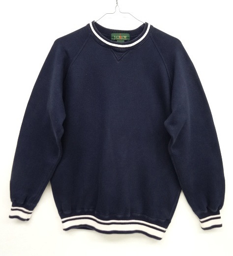 画像: 90'S J.CREW ガゼット付き クルーネックスウェット リブライン入り (VINTAGE) 「Sweat Shirt」 入荷しました。