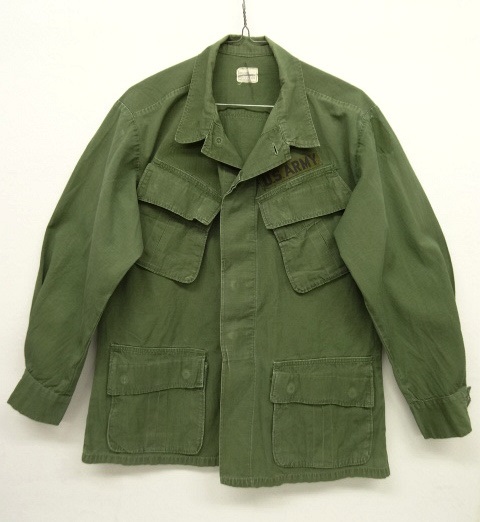 画像: 60'S アメリカ軍 US ARMY "JUNGLE FATIGUE 4th" リップストップ ファティーグジャケット S-SHORT (VINTAGE) 「Jacket」 入荷しました。