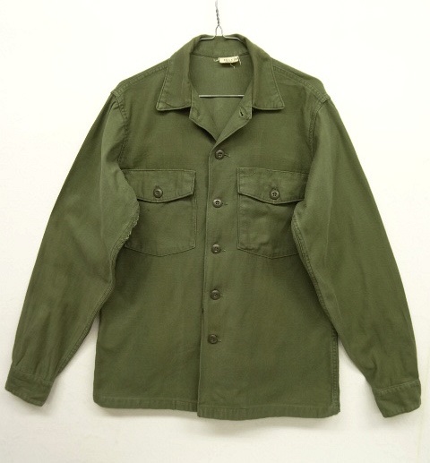 画像: 60'S アメリカ軍 US ARMY OG107 コットンサテン ユーティリティシャツ (VINTAGE) 「L/S Shirt」 入荷しました。