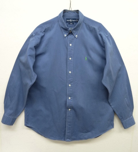 画像: 90'S RALPH LAUREN "BLAKE" ツイル 長袖 BDシャツ BLUE (VINTAGE) 「L/S Shirt」 入荷しました。
