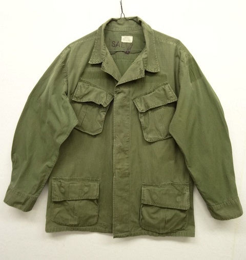 画像: 60'S アメリカ軍 US ARMY "JUNGLE FATIGUE 4th" リップストップ ファティーグジャケット M-R (VINTAGE) 「Jacket」 入荷しました。