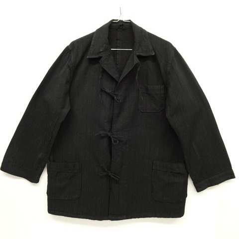 画像: ブルガリア軍 スリーピングシャツ ブラック染 ストライプ (VINTAGE) 「Jacket」 入荷しました。