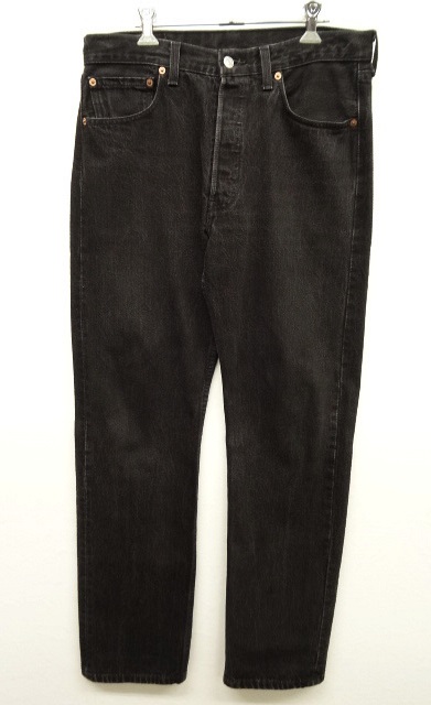 画像: 90'S LEVIS 501 デニム BLACK カナダ製 W33L32 (VINTAGE) 「Bottoms」 入荷しました。