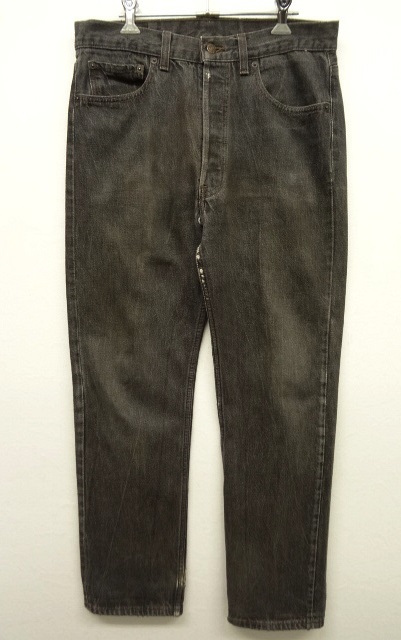 画像: 90'S LEVIS 501 デニム BLACK USA製 W34L32 (VINTAGE) 「Bottoms」 入荷しました。