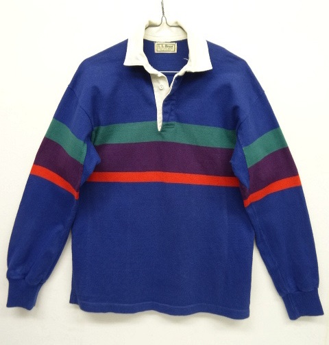 画像: 80'S LL Bean "COLUMBIA KNIT製" ラガーシャツ USA製 (VINTAGE) 「L/S Shirt」 入荷しました。