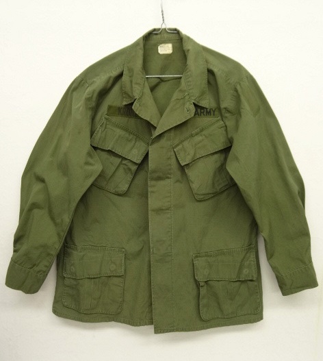 画像: 70'S アメリカ軍 US ARMY "JUNGLE FATIGUE 4th" リップストップ ファティーグジャケット M-R (VINTAGE) 「Jacket」 入荷しました。