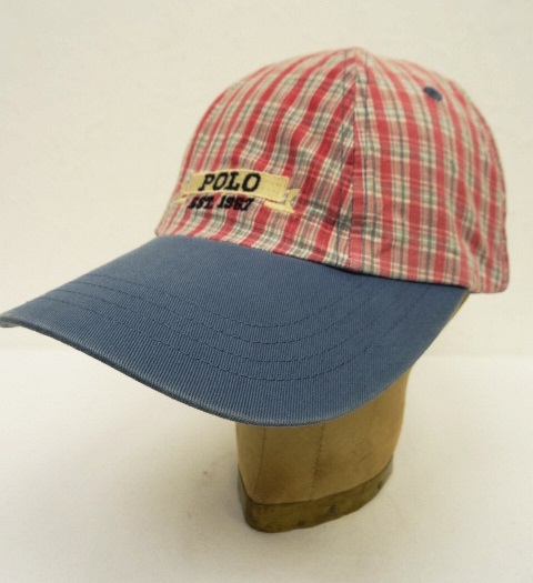 画像: 90'S RALPH LAUREN マドラスチェック キャップ (VINTAGE) 「Cap」 入荷しました。