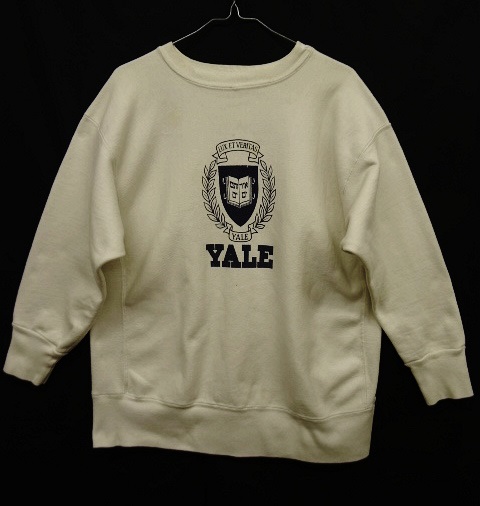 画像: 80'S CHAMPION "YALE" トリコタグ リバースウィーブ 染み込みプリント USA製 (VINTAGE) 「Sweat Shirt」 入荷しました。